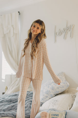 CHARLIE'S CHECKS DREAM GIRL'S FLARE SET