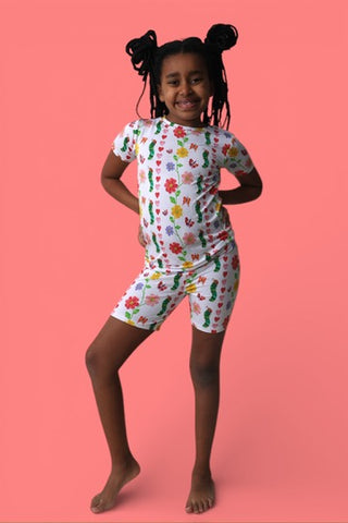 LOVEBUG BLOOMS DREAM SHORT SET