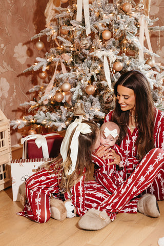 MISTLE-BOWS DREAM RUFFLE ROMPER