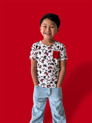 STICK & SKATE DREAM POCKET TEE