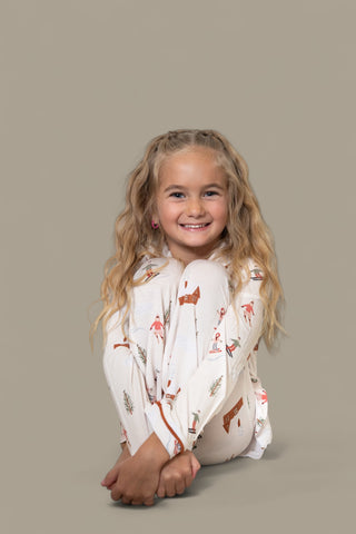 COZY CHALET DREAM GIRL'S FLARE SET