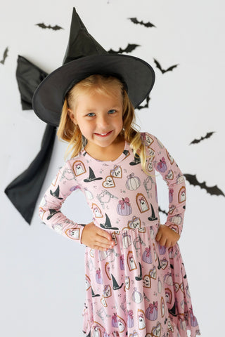 PRETTY LITTLE HAUNTS DREAM RUFFLE DRESS