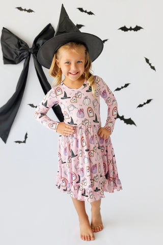 PRETTY LITTLE HAUNTS DREAM RUFFLE DRESS