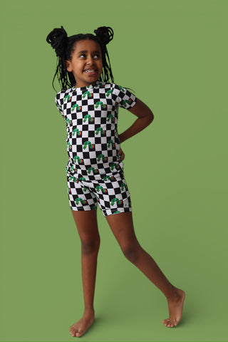 CATERPILLAR CHECK DREAM SHORT SET