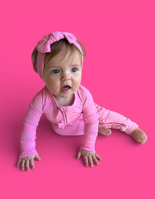 PINK DAYDREAM DREAM RUFFLE ROMPER