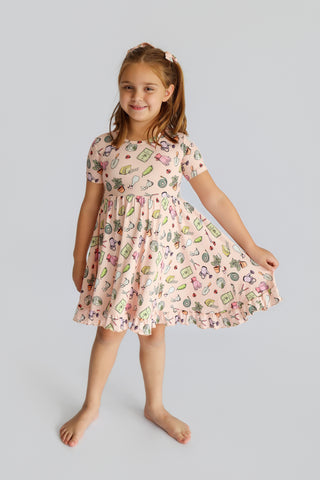 IN THE GARDEN DREAM RUFFLE DRESS