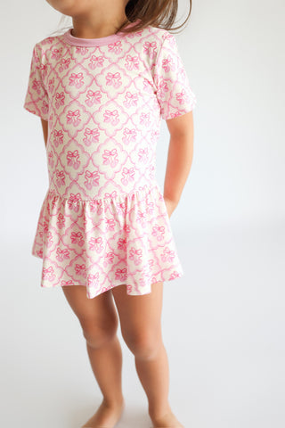 VINTAGE CHERRY CHARM DREAM BODYSUIT DRESS