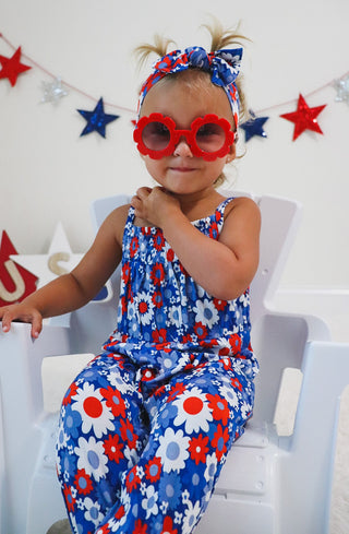LIBERTY BLOOMS DREAM SMOCKED JUMPSUIT