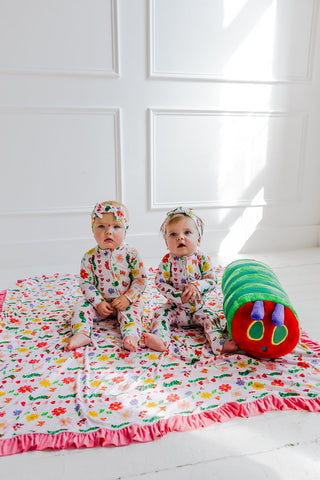 LOVEBUG BLOOMS DREAM RUFFLE BLANKET