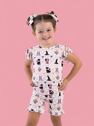 BROOMSTICKS AND BLOSSOMS DREAM RUFFLE SHORT SET