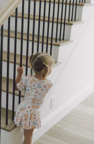 KINSLEY'S BLOOM & BOOTS DREAM BODYSUIT DRESS