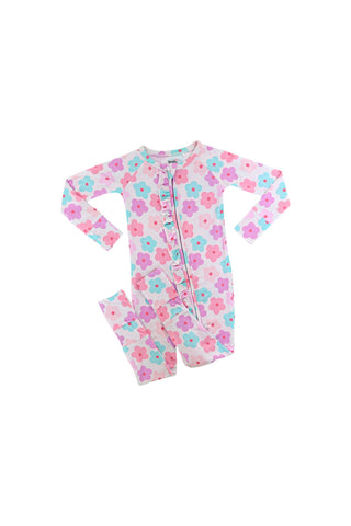 VIOLET FIELDS DREAM RUFFLE ROMPER