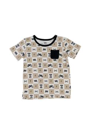 BORN TO RIDE DREAM POCKET TEE