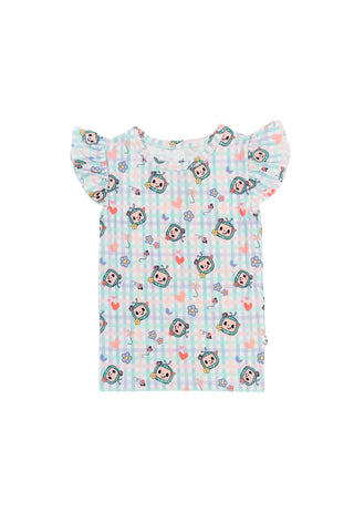 Dream Big Little Co x CoComelon SPRINGTIME MELON DREAM CAP SEEVE TOP