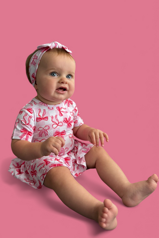 BOW CHECKERED CHARM DREAM BODYSUIT DRESS