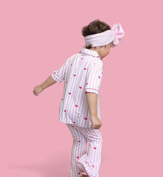 SWEETHEART STRIPES DREAM GIRL'S FLARE SET