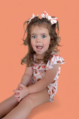 GAME DAY GLAM DREAM RUFFLE SHORT SET