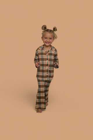 HARVEST TARTAN DREAM GIRL'S FLARE SET