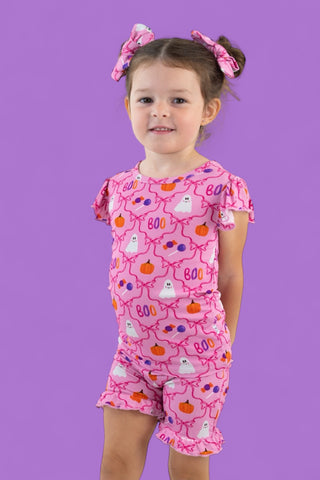 BERRY SWEET BOO DREAM RUFFLE SHORT SET