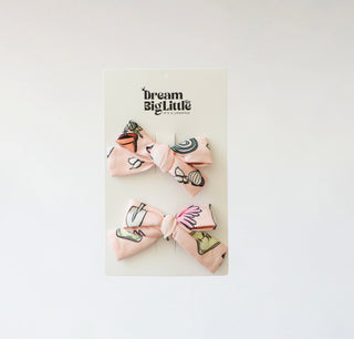 IN THE GARDEN DREAM BOW HAIR CLIPS