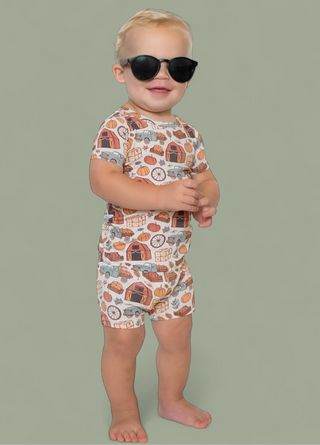 HAYRIDE AND HARVEST DREAM SHORT SET