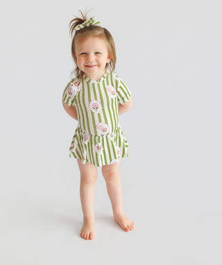 ROSIE'S MEADOW STRIPES DREAM BODYSUIT DRESS