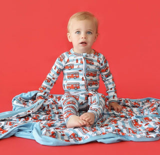 FIRETRUCK FRENZY DREAM ROMPER