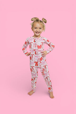 BE MINE BOWS DREAM RUFFLE ROMPER