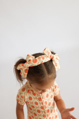PEACH PERFECT BOWS DREAM BOW HAIR CLIPS