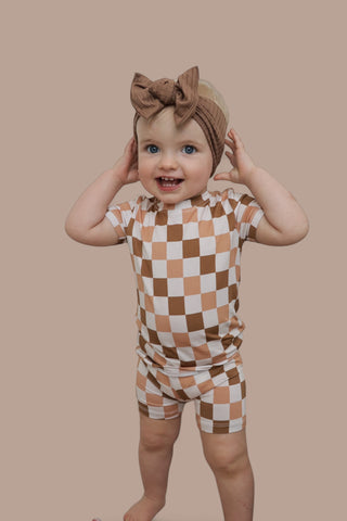 CHESTNUT CHECKERS DREAM SHORTIE