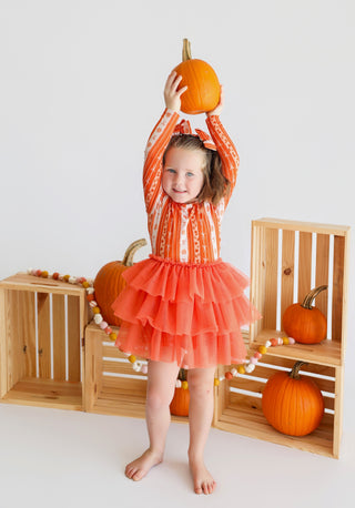 PUMPKIN PATCH BOWS DREAM TUTU DRESS