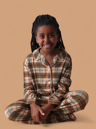 HARVEST TARTAN DREAM GIRL'S FLARE SET