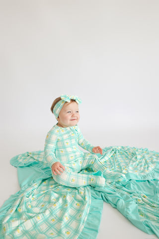 CITRUS GINGHAM DREAM BOW