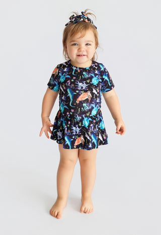MIDNIGHT REEF DREAM BODYSUIT DRESS