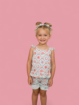 COASTAL COWGIRL DREAM RUFFLE TANK