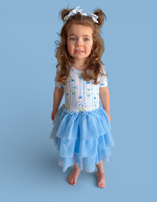 HEIRLOOM BLUE BLOOMS DREAM TUTU DRESS