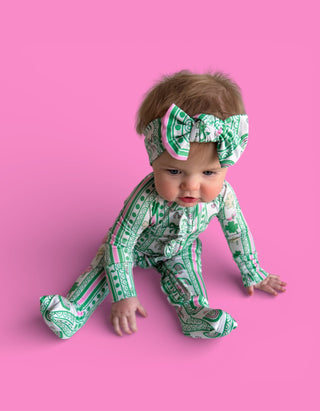 LUCKY RAINBOW RIBBONS DREAM RUFFLE ROMPER