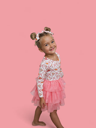 SLICE OF FALL LONG SLEEVE DREAM TUTU DRESS