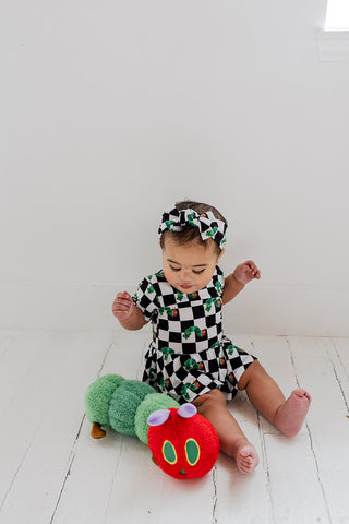 CATERPILLAR CHECK DREAM BODYSUIT DRESS