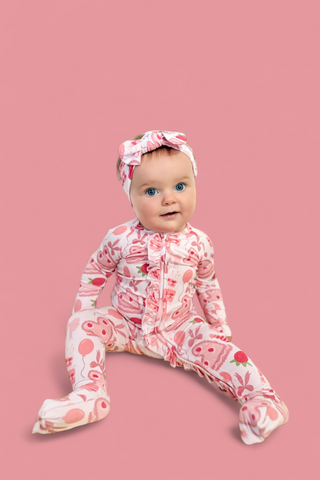 BERRY SWEET BIRTHDAY DREAM RUFFLE ROMPER