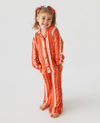 PUMPKIN PATCH BOWS DREAM GIRL'S FLARE SET