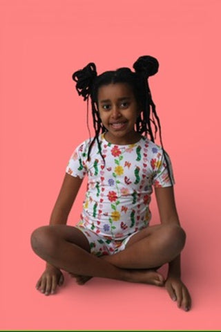 LOVEBUG BLOOMS DREAM SHORT SET