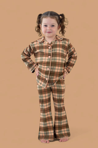 HARVEST TARTAN DREAM GIRL'S FLARE SET