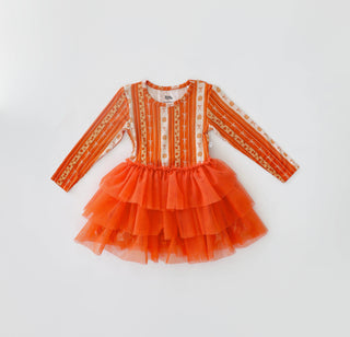 PUMPKIN PATCH BOWS DREAM TUTU DRESS