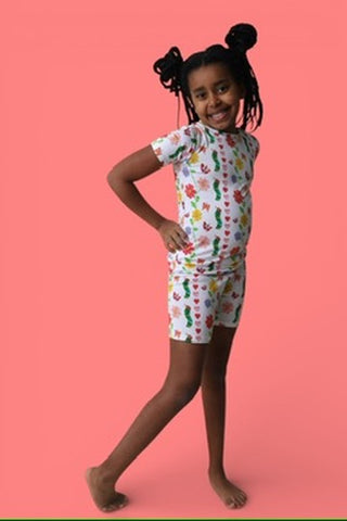 LOVEBUG BLOOMS DREAM SHORT SET