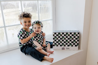 CATERPILLAR CHECK DREAM BODYSUIT DRESS