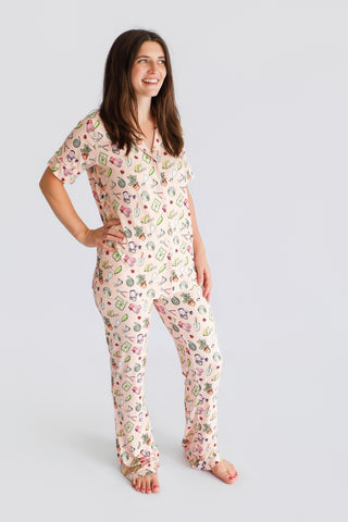 IN THE GARDEN WOMEN'S DREAM SHORT TOP FLARE SET