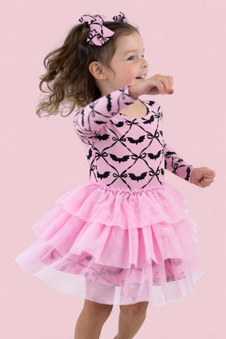 BATTY BOWS LONG SLEEVE DREAM TUTU DRESS