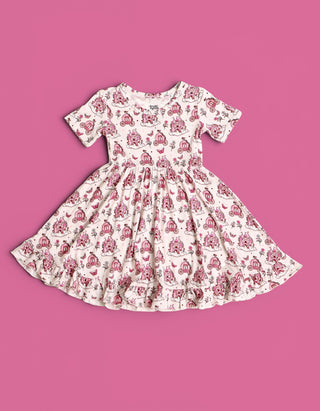 EXCLUSIVE FAIRYTAIL GARDEN SHORT SLEEVE DREAM RUFFLE DRESS