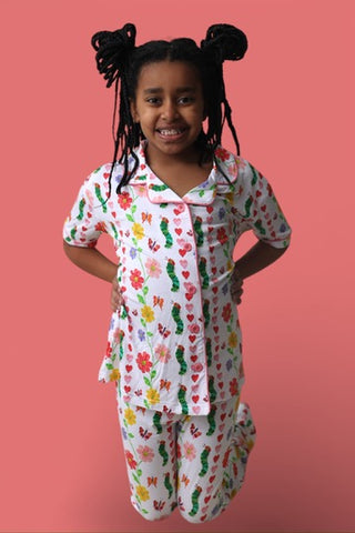 LOVEBUG BLOOMS DREAM GIRL'S FLARE SET